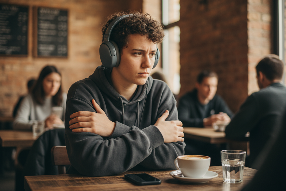 no no the first one was better i dont want her to cry  just anxious 